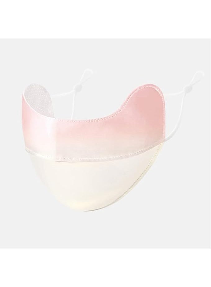 ChicAbode UV Face Mask, Sun Protection Face Mask, UPF 50+ Ice Silk Cooling Sunscreen Mask, Washable Reusable (Pink) - Image 1